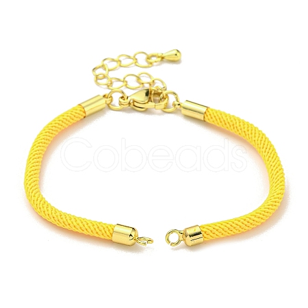 Nylon Cords Bracelet Makings Fit for Connector Charms AJEW-P116-02G-18-1