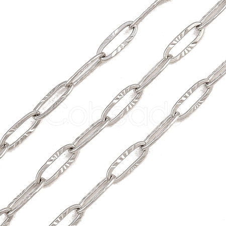 304 Stainless Steel Textured Cable Chains CHS-H118-11P-1