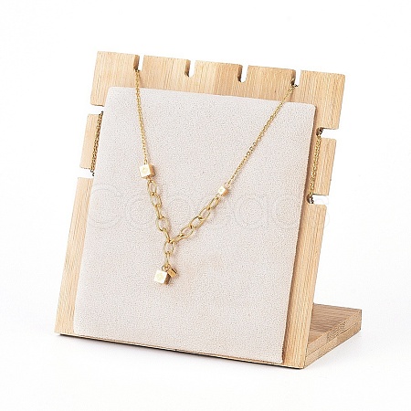 Bamboo Necklace Display Stand NDIS-E022-05-1