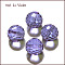 K9 Glass, Imitation Austrian Crystal Beads, Grade AAA, Faceted(128 Facets), Round, Lilac, 10mm, Hole: 0.9~1mm