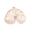 Transparent Resin Pendants LS-X-CRES-B012-01-2
