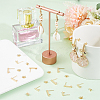 80Pcs 2 Style 304 Stainless Steel Stud Earring Findings STAS-SC0008-53-4