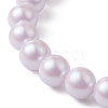 POM Plastic Imitation Pearl Round Beaded Stretch Bracelets BJEW-JB09517-3