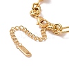 304 Stainless Steel Knot Link Chain Bracelet for Men Women BJEW-E020-01G-3