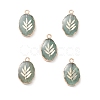 Natural Green Strawberry Quartz Pendants X-G-K333-01G-1