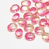 Pointed Back Glass Rhinestone Cabochons RGLA-T080-8x10-007TO-1