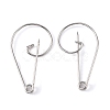 Iron Brooch Findings X-IFIN-K028-01P-1
