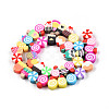 Handmade Polymer Clay Beads Strands CLAY-N010-088A-2