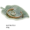 Leaf Ceramic Decorative Plates PW-WG7A7B6-01-1