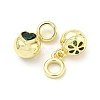 Brass with Cubic Zirconia Pendants FIND-Z023-20B-2