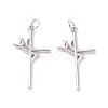 Rack Plating Brass Pendants LS-KK-C004-05P-2