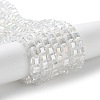 Electroplate Glass Beads Strands EGLA-R030-4x4mm-20-2