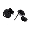 304 Stainless Steel Stud Earring Findings Ion Plating(IP) STAS-I183-05A-EB-3