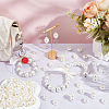 ABS Plastic Imitation Pearl European Beads SACR-NB0001-18B-5