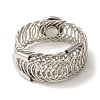 Adjustable Brass Snap Bracelet Making X-BJEW-R037-11-2
