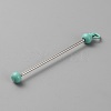 Iron Bar Beadable Keychain for Jewelry Making DIY Crafts IFIN-SZC0005-01A-10-2