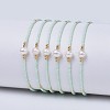 Adjustable Nylon Cord Braided Bead Bracelets BJEW-P256-B07-1