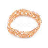 Bling Glass Beaded Stretch Bracelet BJEW-N018-03-3