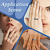 24Pcs 6 Styles 201 Stainless Steel Grooved Finger Ring Settings STAS-ME0003-12MC-4