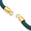 Nylon Cords Bracelet Makings Fit for Connector Charms AJEW-P116-02G-37-2