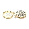 Brass Enamel Pendants X-KK-L188-34G-2