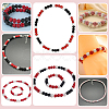 40Pcs 10 Colors Resin Rhinestone Beads RESI-PA0001-26A-6