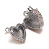 Enamel Heart Rack Plating Brass Prayer Box Pendants KK-L101-02-3