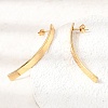 201 Stainless Steel Stud Earrings SA-CBA4A0D-09G-3