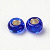 FGB 12/0 Grade A Transparent Silver Lined Round Glass Seed Beads X-SEED-A022-F12-74-2