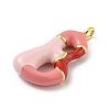 Brass Enamel Pendants KK-E093-03G-B-2