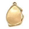 304 Stainless Steel Pendant Cabochon Settings SA-CBA9B1E-01D-G-1