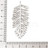 304 Stainless Steel Big Pendants STAS-Z199-12P-05-3