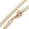 Ion Plating(IP) 304 Stainless Steel Chain Necklaces & Bracelets Sets SJEW-E334-01B-G-4