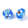 Handmade Lampwork European Beads X-LAMP-Q029-03E-3
