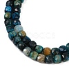 Natural Tiger Eye Dyed Beads Strands G-H028-A01-02A-4