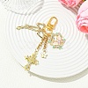 Alloy Enamel Pendant Decorations HJEW-YW00404-4