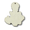 Halloween Single Face Printed Wood Big Pendants WOOD-H103-07-2