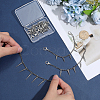 3 Sets 3 Styles 304 Stainless Steel Boot Strap Chains HJEW-SP0001-71-3
