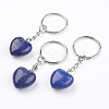 Natural Dyed Lapis Lazuli Keychain KEYC-F019-02M-1