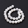 Natural Rainbow Moonstone Round Beads Strands G-P088-57-6mm-3