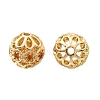 Brass Micro Pave Clear Cubic Zirconia Beads KK-C258-07LG-1