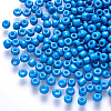 12/0 Baking Paint Glass Round Seed Beads SEED-S036-01A-11-1