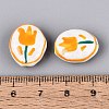 Handmade Porcelain Beads PORC-N013-10G-4