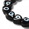 Handmade Evil Eye Lampwork Beads Strands LAMP-E023-07B-03-3