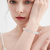 6Pcs Rack Plating Brass Micro Pave Clear Cubic Zirconia Fold Over Clasps KK-BBC0014-96-6