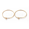 316 Surgical Stainless Steel Hoop Earring Findings A-STAS-J025-01B-G-1