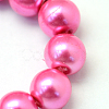 Baking Paint Glass Pearl Bead Strands X-HY-Q003-3mm-54-3