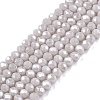 Electroplate Glass Beads Strands EGLA-A044-P2mm-A19-1