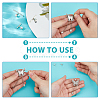 3Pcs 3 Styles Pin to Pendant Converter STER-FH0001-12-4