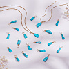 50Pcs Dyed Natural Howlite Pendants PALLOY-AB00142-8